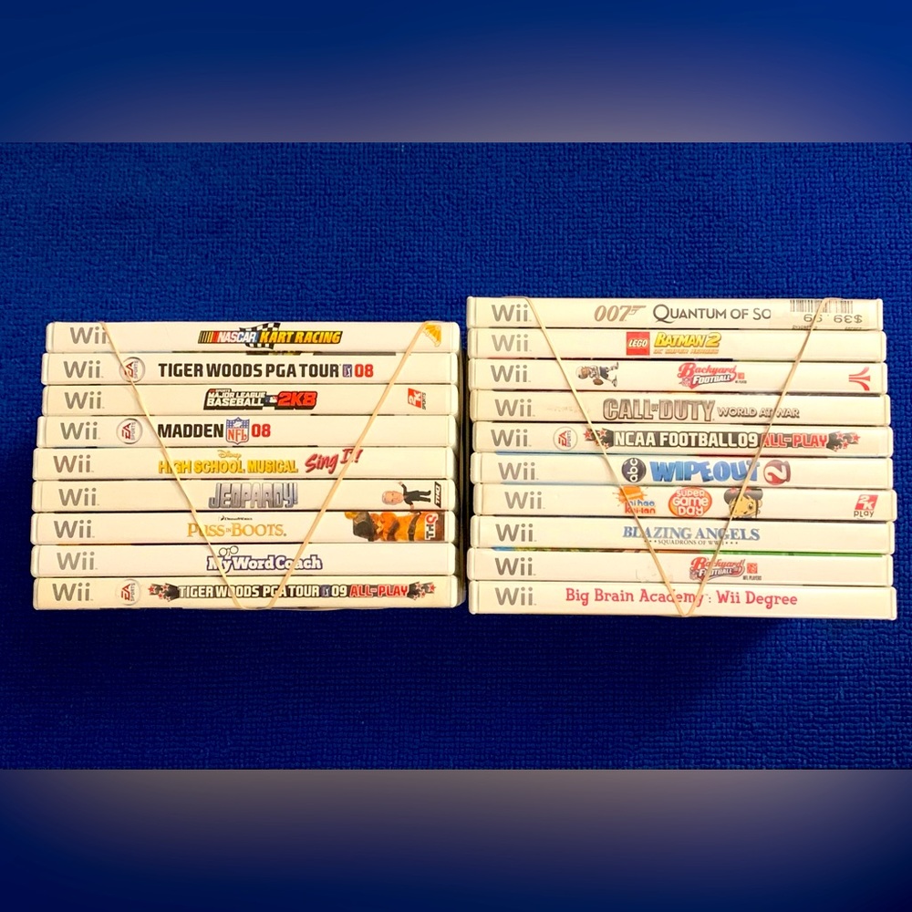 Nintendo wii game lot x19 bundle